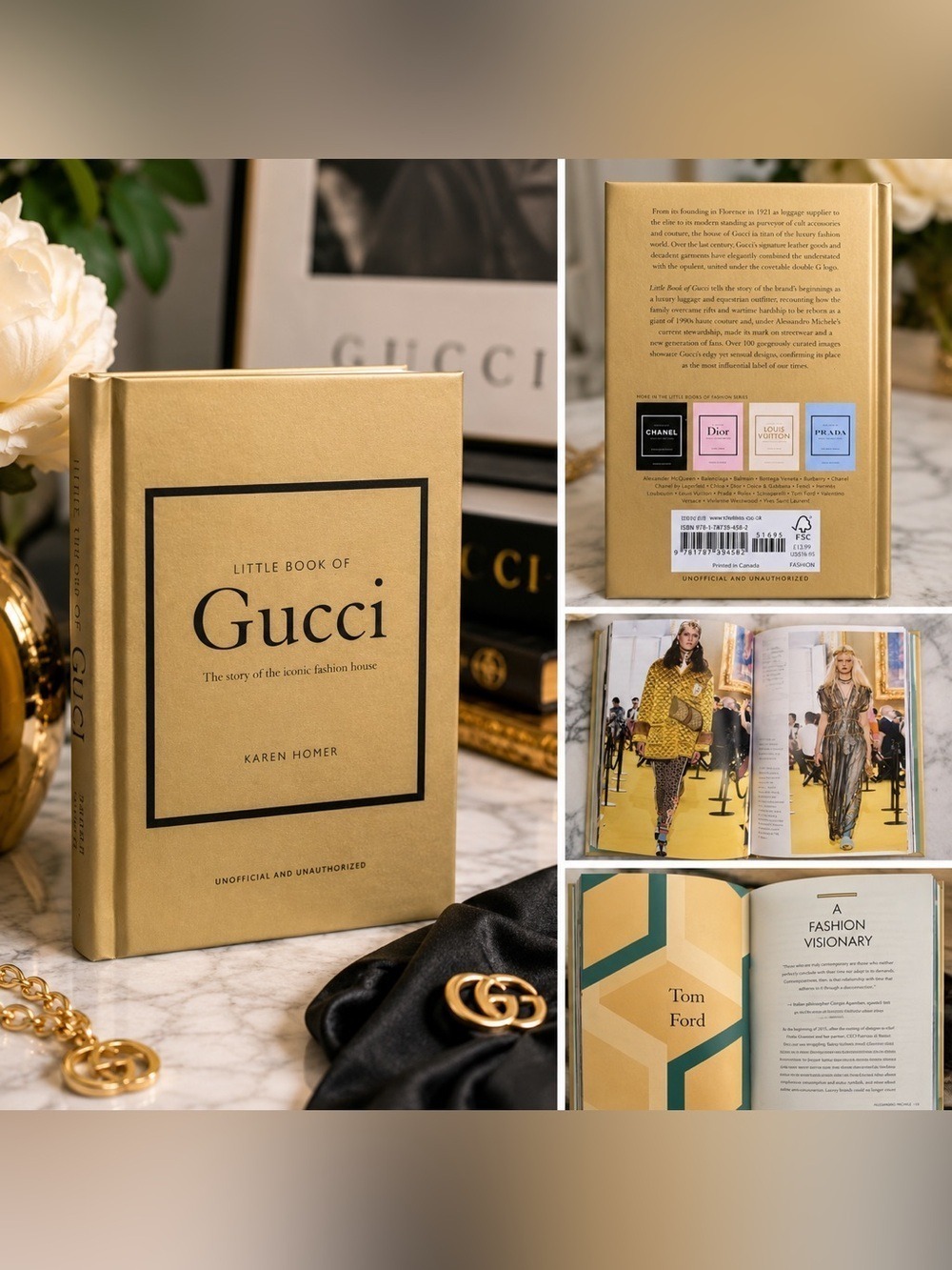 Little Book of Gucci Hardcover Coffee Table Book Karen Homer Gold Edition NEW